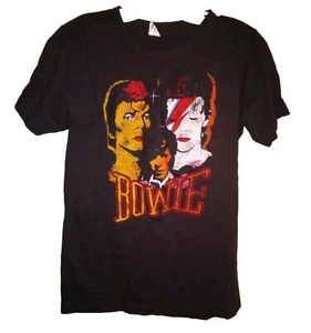 Vintage David Bowie T Shirt Small Punk Rock Glam Ziggy Stardust T Rex Marc Bolan - Picture 1 of 1