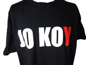 JO KOY black t shirt Just Kidding World Tour 2021-2022 stand up comedy Men's XL - Picture 1 of 5