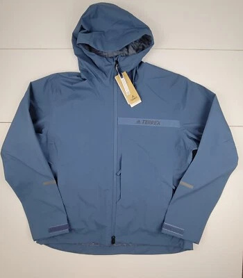 Adidas Terrex Womens Size L MT 2.5L Rai J Wonder Steel Hiking Jacket HF3279 New  - Image 1 of 4