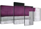Large Purple Grey Painting Abstract Bedroom Canvas Decor - 4427 - 130cm