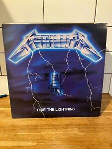 Metallica - Ride The Lightning - Rare 1984 UK Rock Thrash Metal Vinyl LP