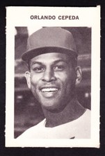 1972 MILTON BRADLEY ORLANDO CEPEDA BRAVES