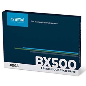 Crucial CT480BX500SSD1 BX500 Solid State Laufwerk 480GB Intern 6.3cm SATA Ssd-Uk