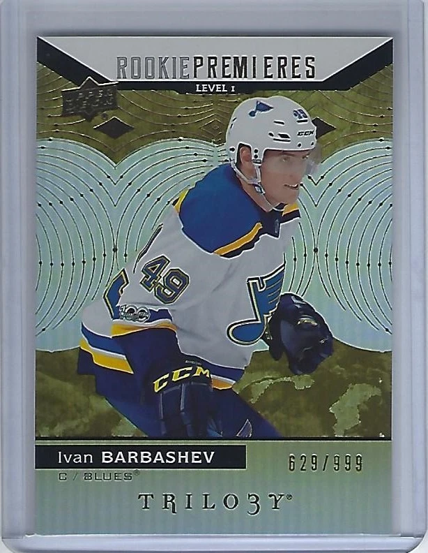 2017-18 Upper Deck Trilogy #65 Ivan Barbashev Rookie Card 629/999  - Image 1 of 1
