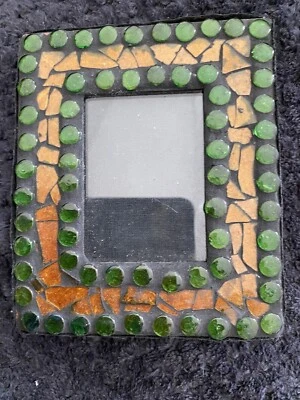 MARCO DE FOTOS DE VIDRIO DE ESPECTRO MOSAICO de colección Foto 1 de 4