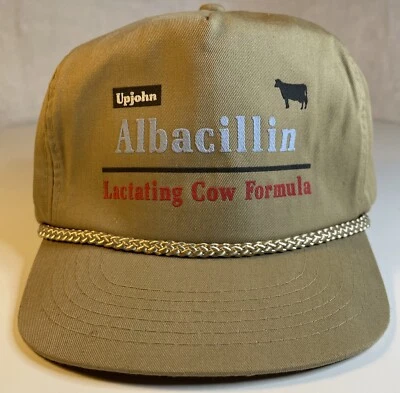 Gorra agrícola vintage sombrero camionero vaca lactante fórmula  Foto 1 de 4