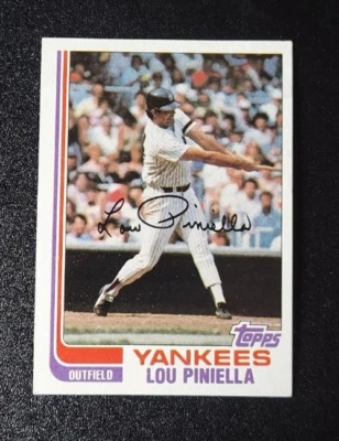 1982 Topps Baseball card Lou Piniella #538 New York Yankees 82 Excellent++ - Image 1 of 4