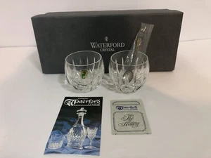 Pair of Waterford Crystal Tumblers with Spoon 4-25 ~3" wide - Picture 1 of 9