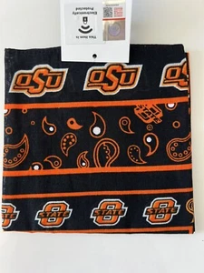 RARE! 21" Bandana Scarf OKLAHOMA STATE UNIVERSITY by IPG Sports  FAST FREE SHIP! - Picture 1 of 5
