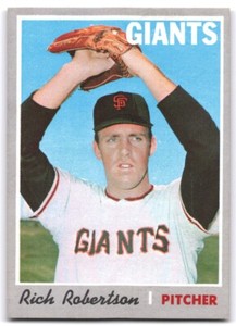 1970 Topps Rich Robertson San Francisco Giants #229