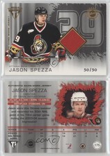 2003-04 Pacific Private Stock Titanium Hobby Jersey Number /50 Jason Spezza #175
