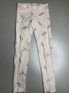 WONDER NATION Girls Horse Unicorn Leggings Pants Color Ivory Size S - Picture 1 of 4