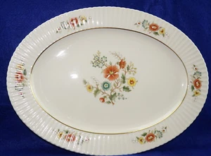 Lenox Temple Blossom Oval Serving Platter, 16" x 11 3/4" - Picture 1 of 9
