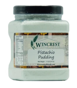 Mezcla instantánea de pudín de pistacho - bañera de 1,5 libras - ¡Envío acelerado gratuito! - Imagen 1 de 3