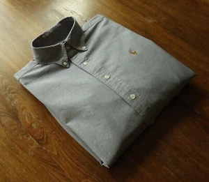 Ralph Lauren Größe S/P Slim Stretch Oxford Herren Freizeitshirts grau - Bild 1 von 13