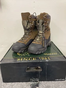 Cabelas Mens Dry Plus Combat Hunting Brown Suede Lace Up Boots 83-0507 Size 12 - Picture 1 of 10