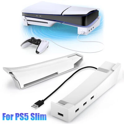 EEEKITONLINE Horizontal Charging Stand for PlayStation 5 Pro/Slim Disc/Digital Console Mount