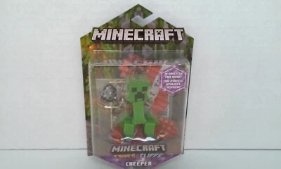 MINECRAFT CAVES & CLIFFS CREEPER 2 3/4" Action figure COLLECT MOJANG Mattel 2020 - Image 1 of 4