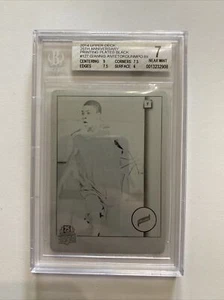 2014 Upper Deck RC Giannis Antetokounmpo Black Printing Plate 1/1 BGS 7 NM - Picture 1 of 2