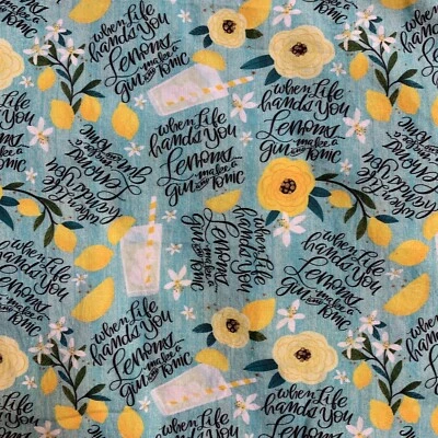 Tela flor cuchara cuando la vida te da limones Foto 1 de 4