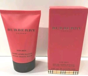 BURBERRY Classic After Shave Balm 3.3oz. Plaid Box Men's Fragrance London RARE - Picture 1 of 3