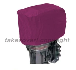 225 to 300 HP Boat Outboard Motor Engine Cover Burgundy Universal Trailerable - Bild 1 von 1