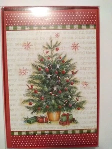 American Greetings Christmas Cards 16 Cards & Envelopes Tree Presents - Picture 1 of 3