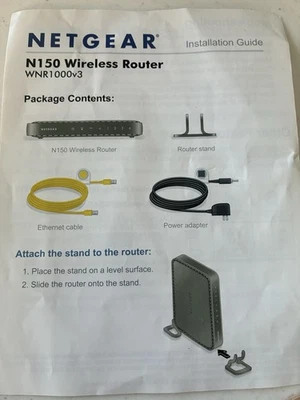 Netgear N150 Wireless Router WNR1000v3 150Mbps 4-Port 10/100 LAN Tested Works - Image 1 of 4