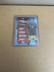 2025 Topps Chrome UFC Tale Of The Tape Blue Refractor Charles Oliveira 053/150 - Imagen 1 de 3