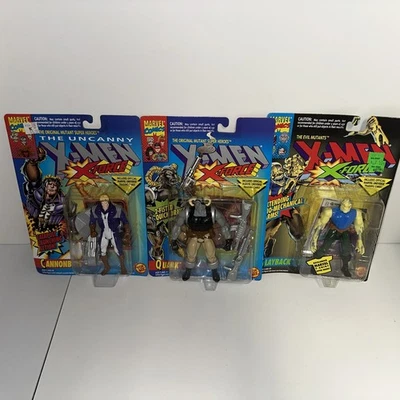 Figura de acción X-Men X-Force 1994 ToyBiz nuevo lote sellado: bala de cañón, Slayback Foto 1 de 3