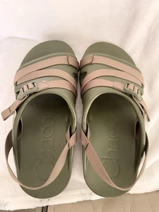 Chaco Chillos Water Sandals Size 12 Mens Green Moss Sports Strap - Picture 1 of 8