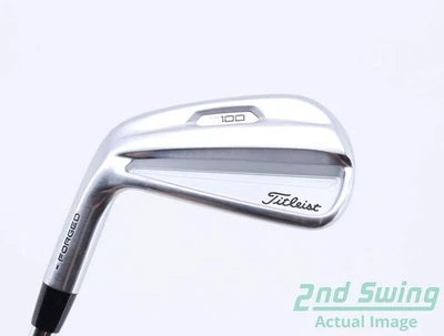 Mint Titleist 2021 T100 Single Iron 7 Iron Steel X-Stiff Left 37.25in - Image 1 of 4