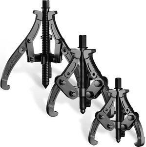 3" 4" 6" Zahnrad Abzieher Set, 3 Backen Lager Abzieher mit Umkehrbacken, 2 Backen / - Bild 1 von 12