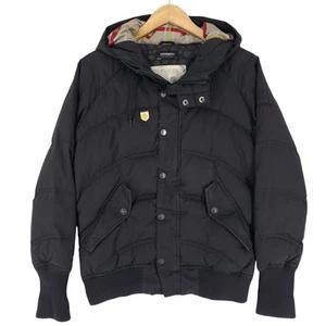 Zimtstern Daunenjacke Damen Bomber schwarz Kapuze Vs9 Größe M - Bild 1 von 8