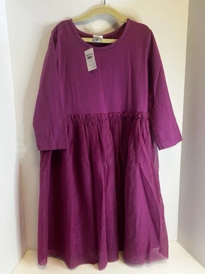 Vestido Hanna Anderson Manga Larga Tul 140/Talla 10 Nuevo Las Etiquetas Foto 1 de 4