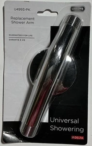 Delta Faucet U4993-PK Delta Grifo Cromo 6 Pulgadas Brazo de Ducha y Brida (O2) - Imagen 1 de 2