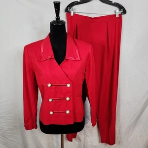 Vintage PERCEPTIONS Größe 10P Nussknacker Spielzeug Soldat Militär 2-teiliger Hosenanzug gebraucht, in einwandfreiem Zustand - Bild 1 von 14