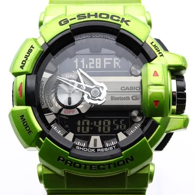 Rare CASIO G-SHOCK GBA-400 G’MIX Green Analog Digital Watch 2015 Discontinued - Image 1 of 4