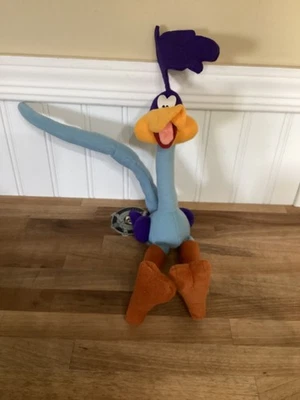 NWT Vtg Road Runner Plush Applause Toy 1994 Looney Tunes Warner Bros 16" w tags - Image 1 of 4