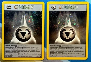 Metal Energy 19/111 Holo Raro Pokemon Vintage, Neo Genesis x2!!!!! - Foto 1 di 23