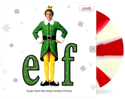 ELF Movie Soundtrack Exclusive Candy Cane Color Vinyl Record OST Sealed NEW - Image 1 of 4