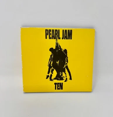 PEARL JAM Ten 1992 UK Limited Edition Yellow Digipak w/ 3 Bonus Tracks VEDDER - Image 1 of 4