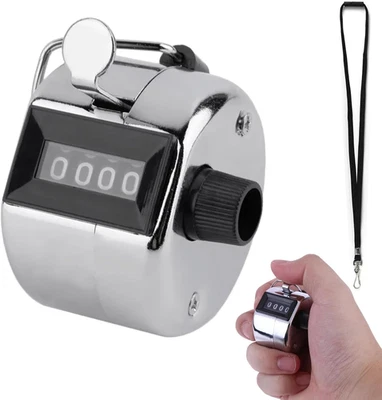 Contatore Manuale,Contatore Meccanico,Contatore per Dita in Metallo,Contatore a  - Immagine 1 di 4