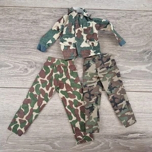 Action Man Toy Camouflage 2x Trousers & Jacket Palitoy - Picture 1 of 24