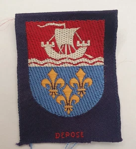 Boy Scouts French Patch Badge. Depose. ile de France. Scarce - Bild 1 von 4