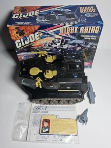 G.I. Vehículo de combate de infantería anfibia Joe ARAH Night Rhino con caja incompleta - Imagen 1 de 14