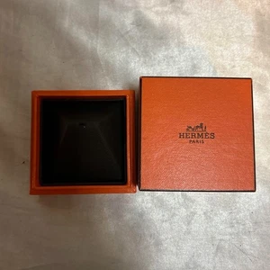 HERMES ring case box jewelry case empty case used from Japan - Picture 1 of 2