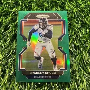 2021 Panini Prizm #203 Bradley Chubb Green Denver Broncos F44 - Picture 1 of 2