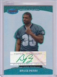 2004 Bowman's Best Green #166 Bruce Perry Auto RC Rookie - Picture 1 of 1