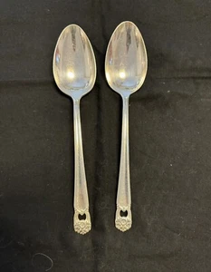 1847 Roger’s Eternally Yours, 2 Serving Spoons - Picture 1 of 1